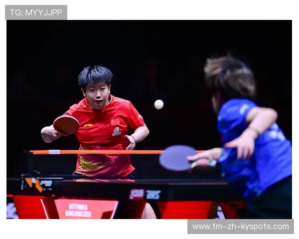 孙颖莎台内抢点吃发球得分